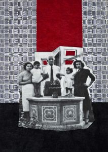 Gülsün Karamustafa, Istanbulites 6, Paper collage, 21x29 cm